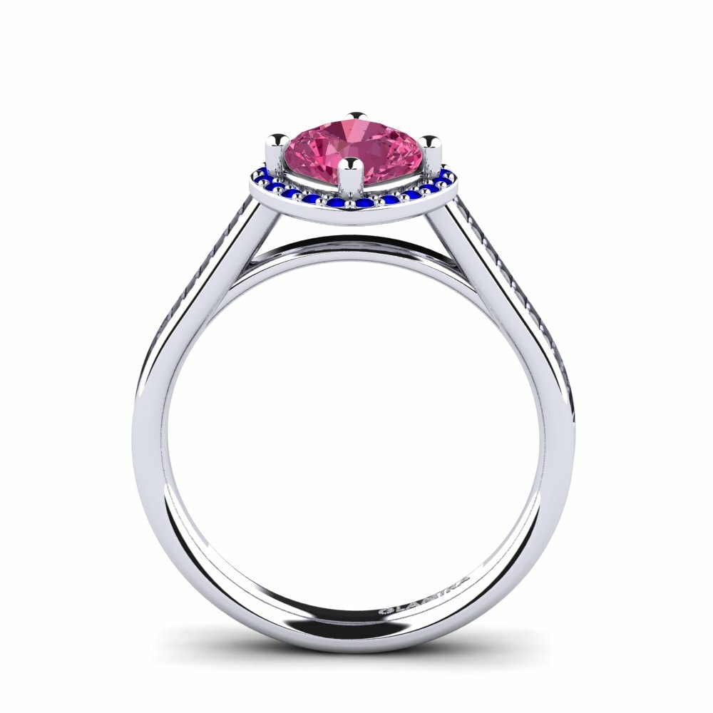 Pink Tourmaline Engagement Ring Monera