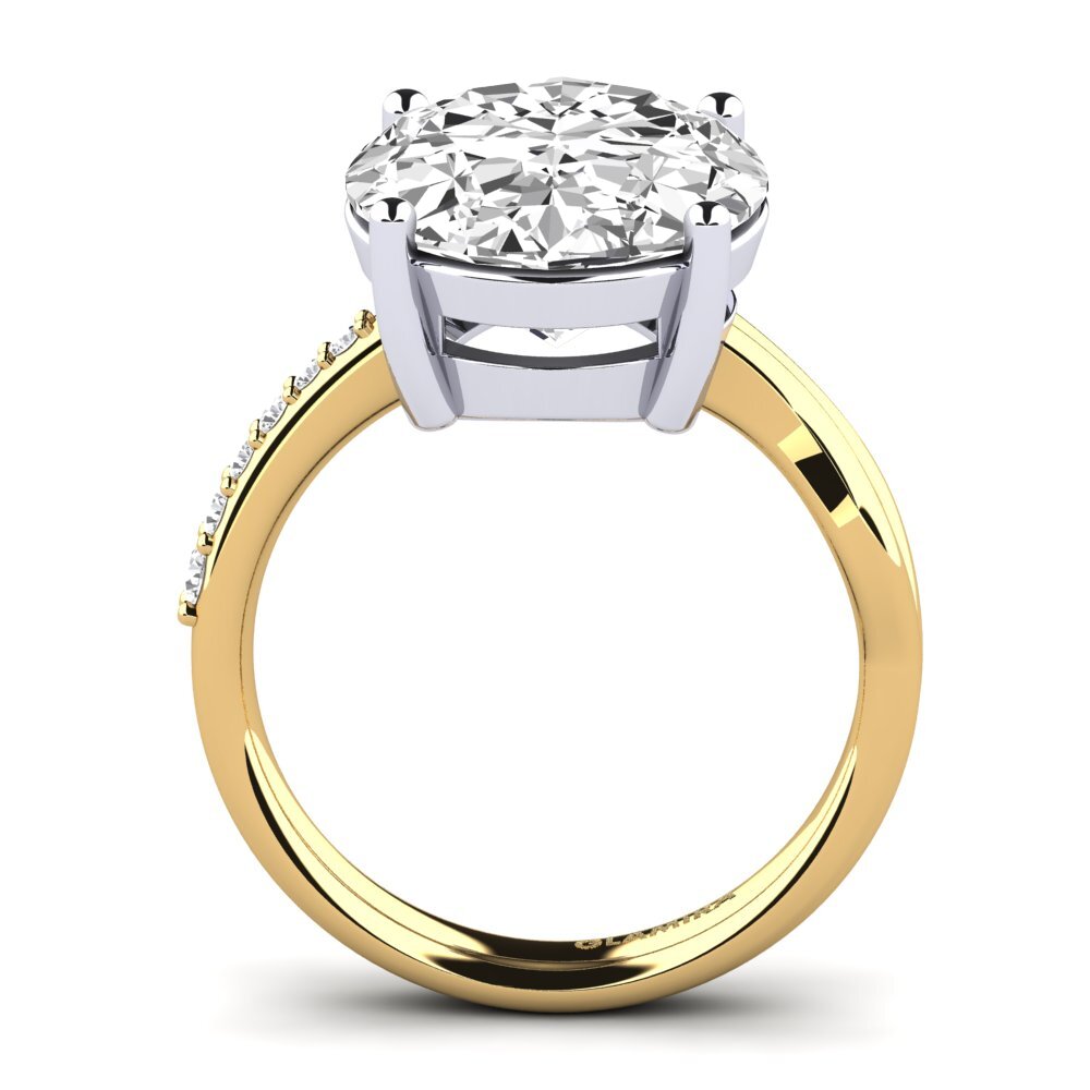 14ct Yellow / White Gold Ring Moneta
