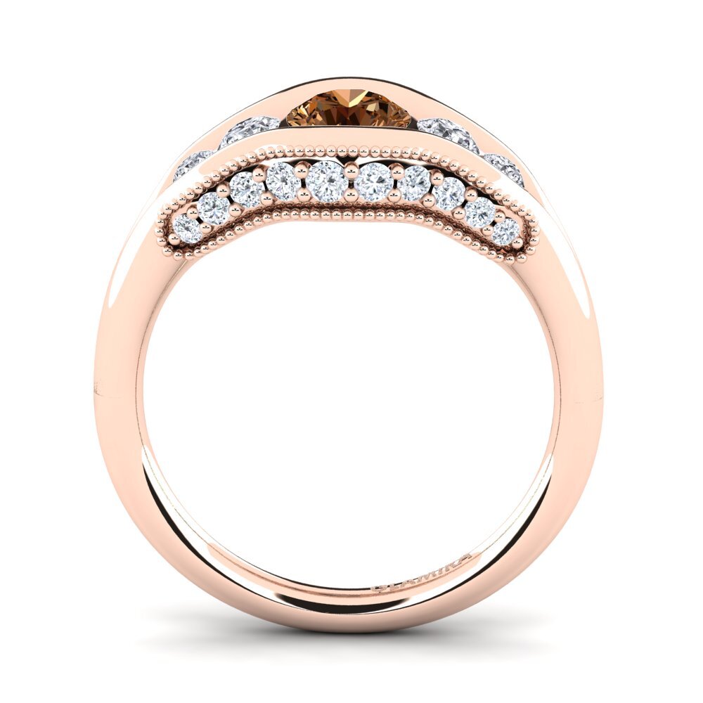 Brown Diamond Engagement Ring Monterey