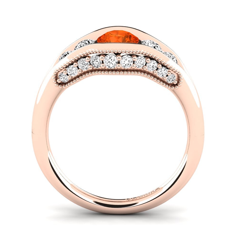 Ópalo Fuego Anillo de compromiso Monterey