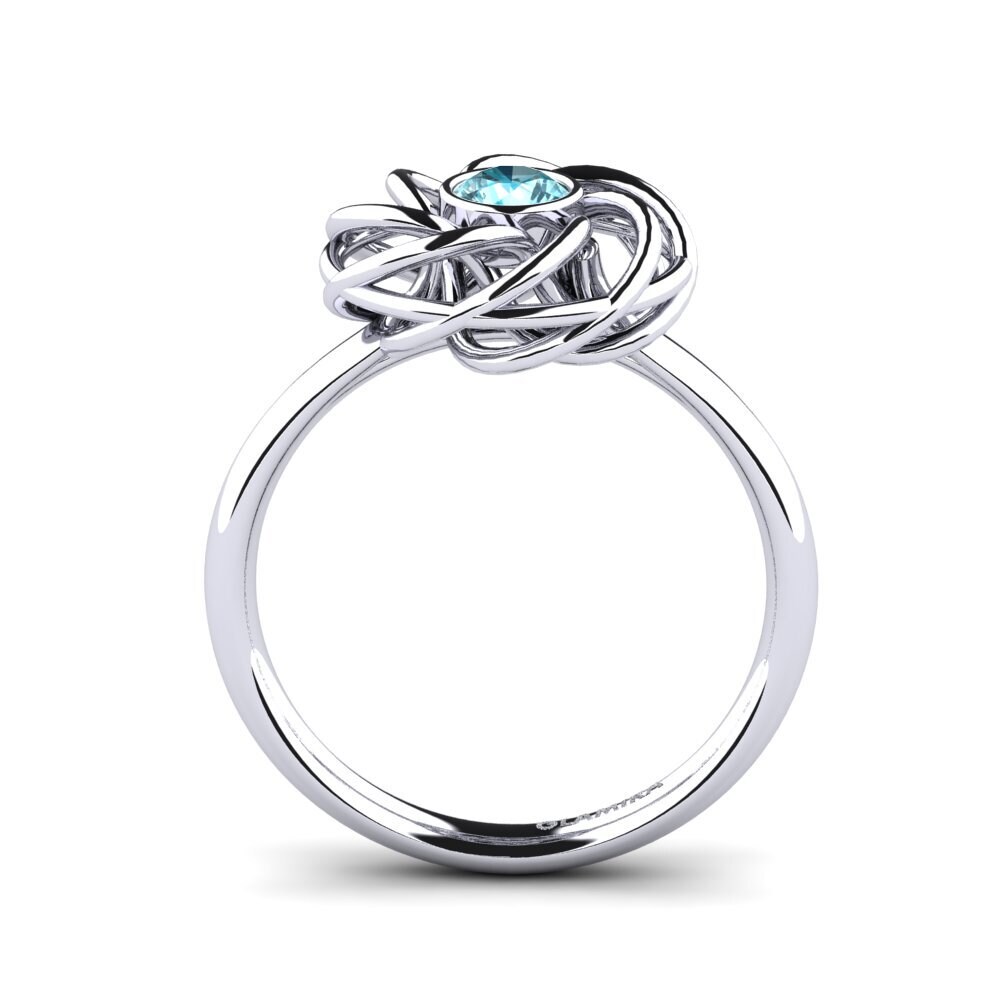 Blauer Zirkon Ring Montulaj
