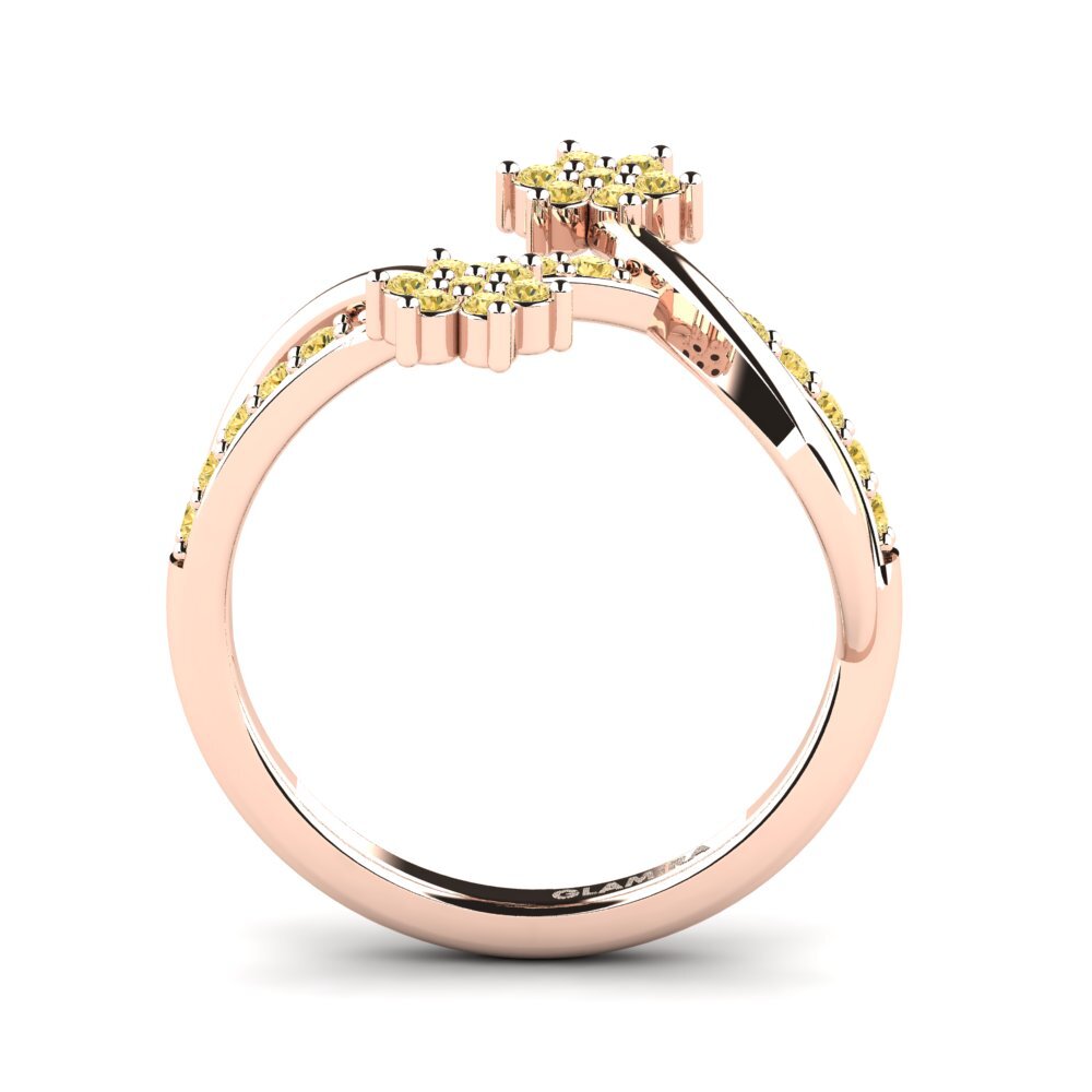 Diamant Jaune Bague Mora