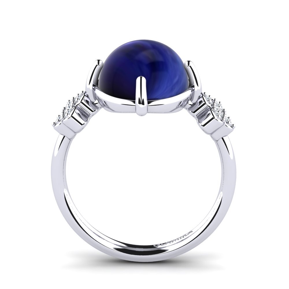 Zafiro Cabujón Anillo Morven