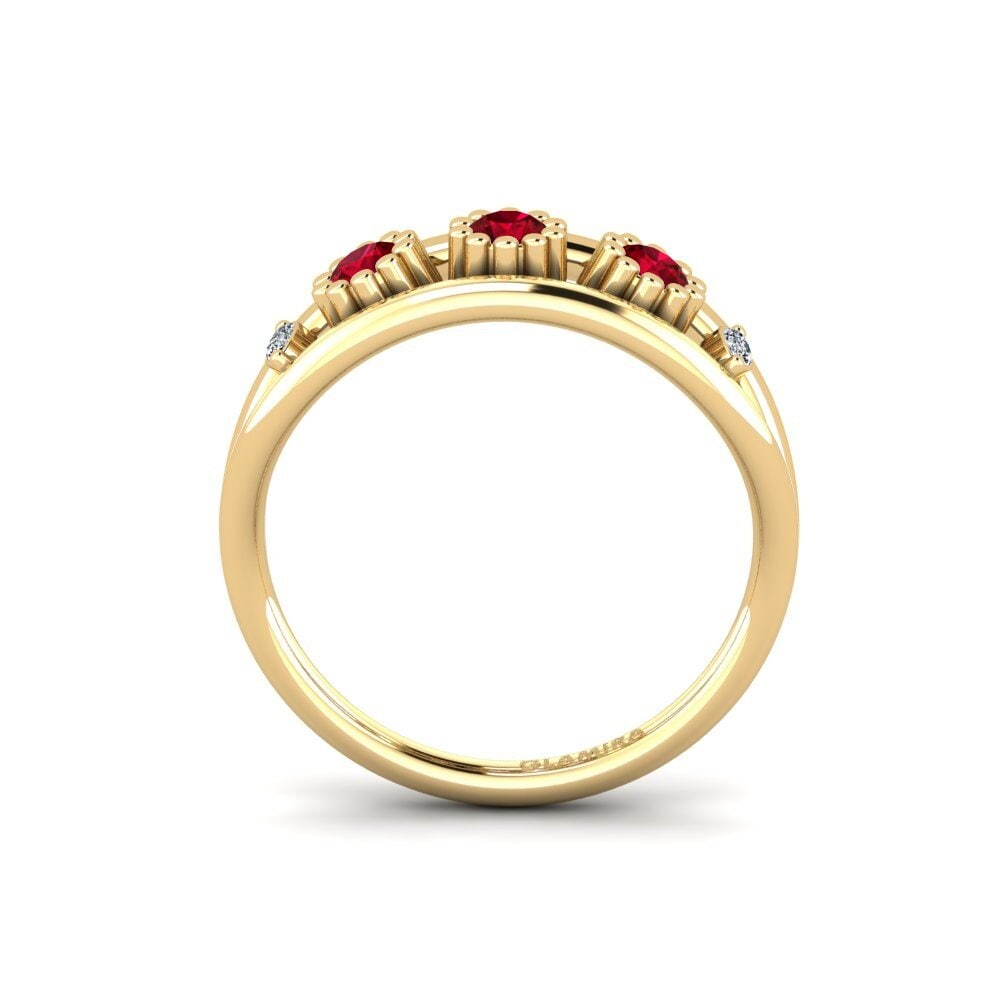 Red Zirconia Ring Mossole