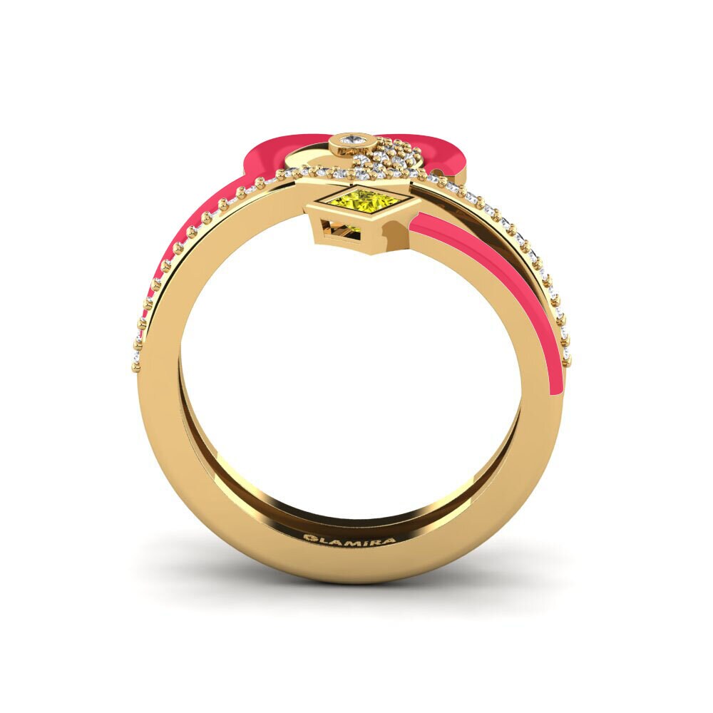 Yellow Diamond Ring Motley