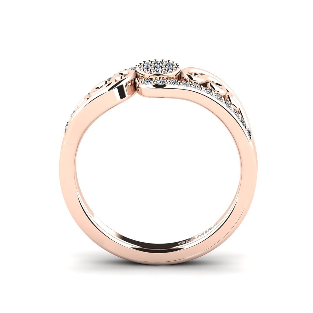 Rotgold 585 Verlobungsring Mroceo