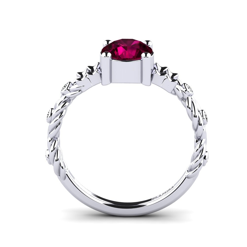 Rhodolite Garnet Women's Ring Murste