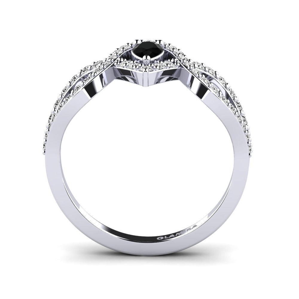 Ónix Negro Anillo de Mujer Myal
