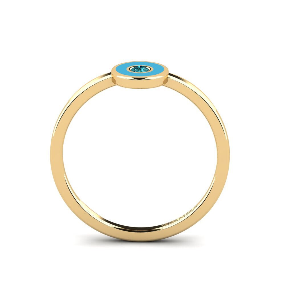 Blauer Diamant Ring Mycher