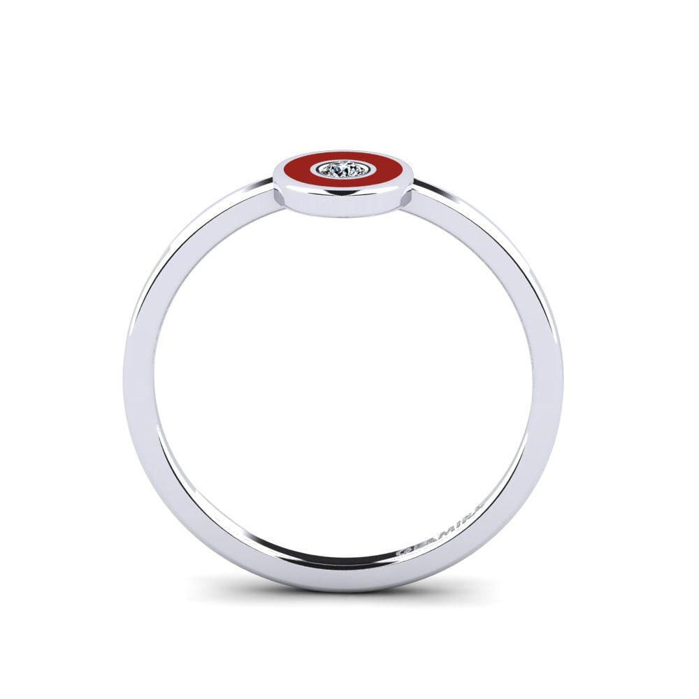 18ct White Gold Ring Mycher
