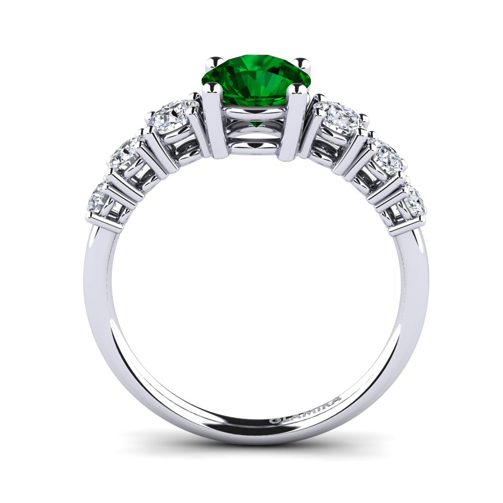 Circonita Verde Anillo de compromiso Mylenda