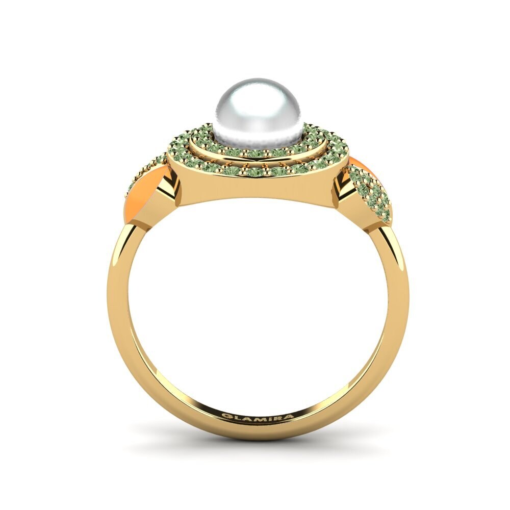 Grüner Diamant Ring Mysie