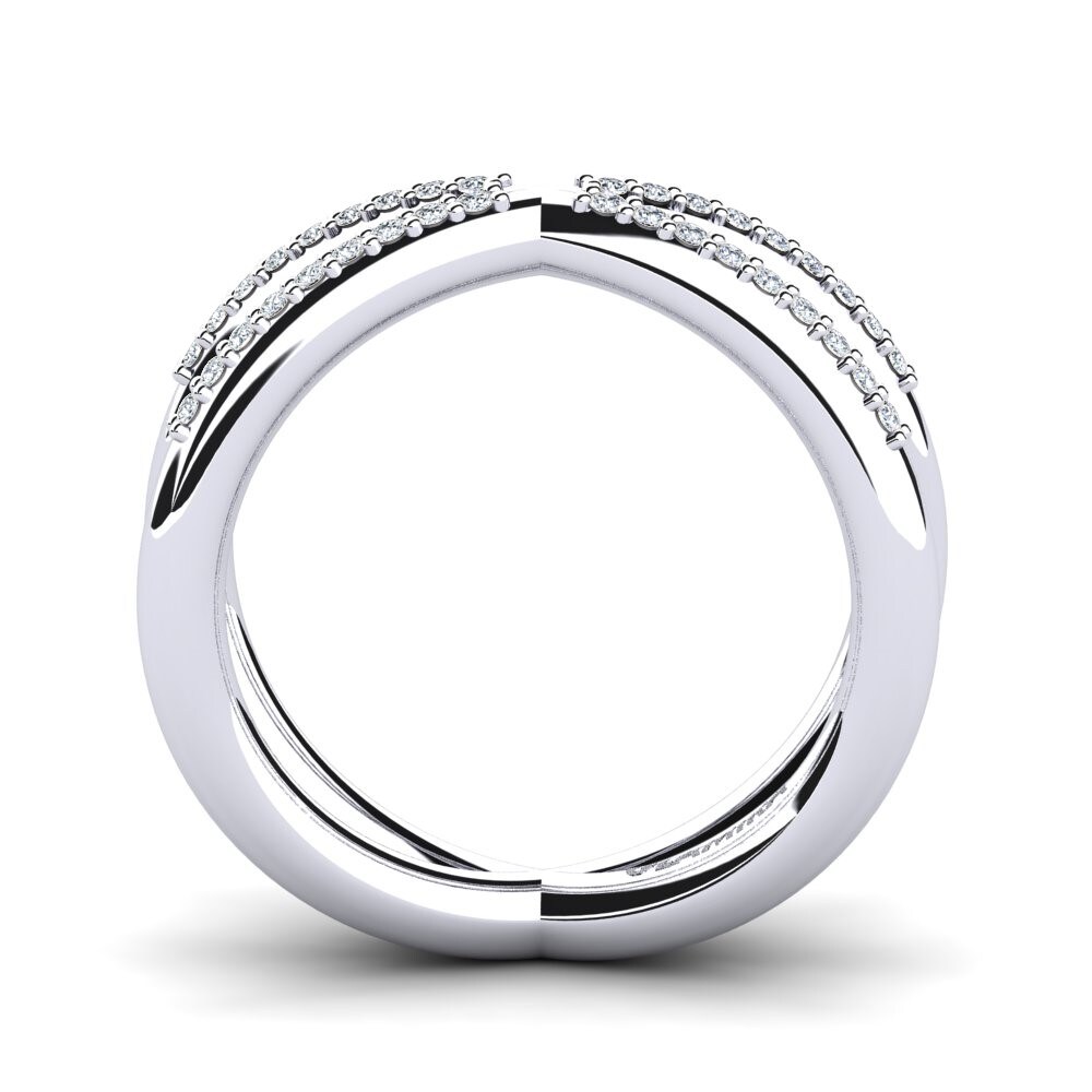 950 Platinum Knuckle Ring Mytris
