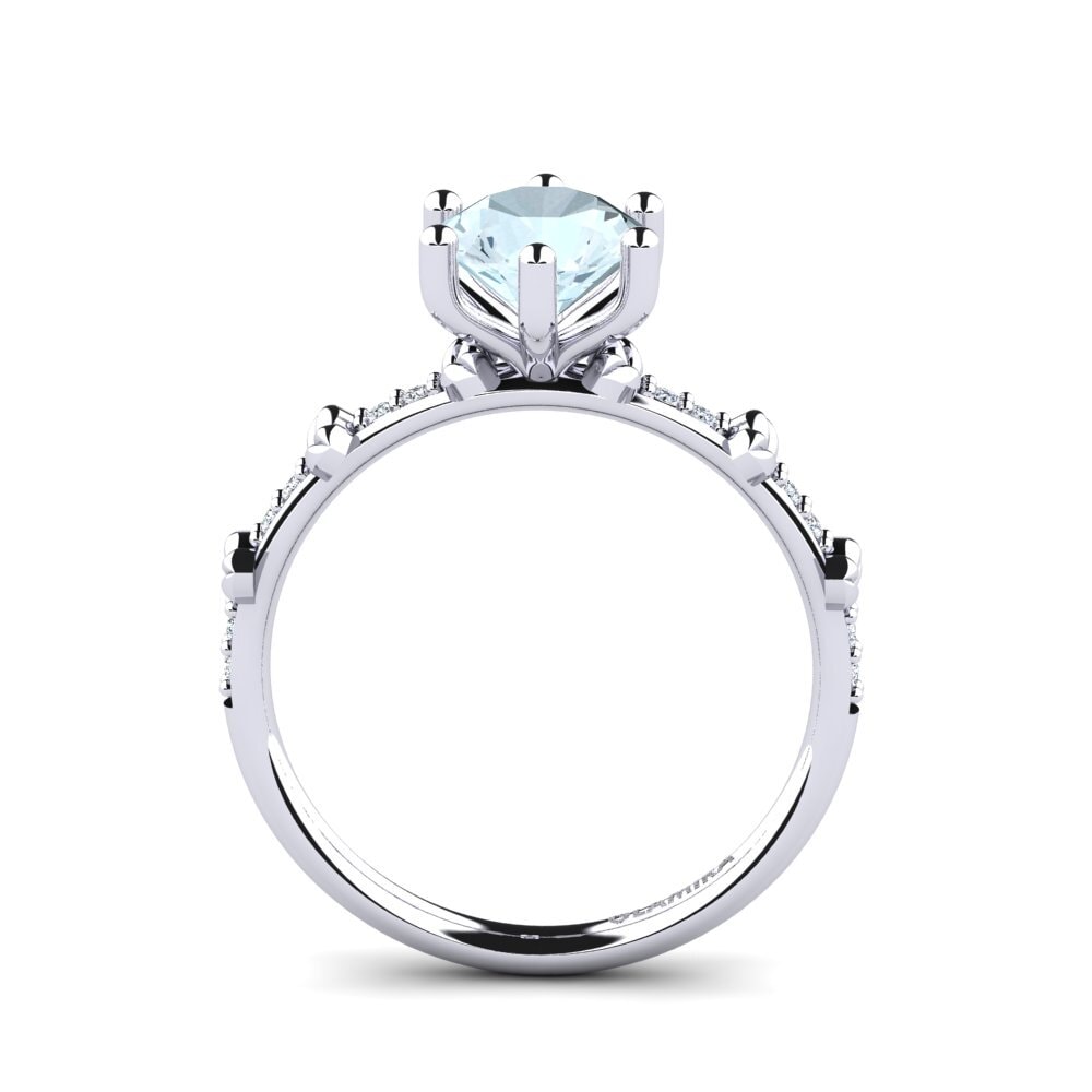 Aquamarine Engagement Ring Naima