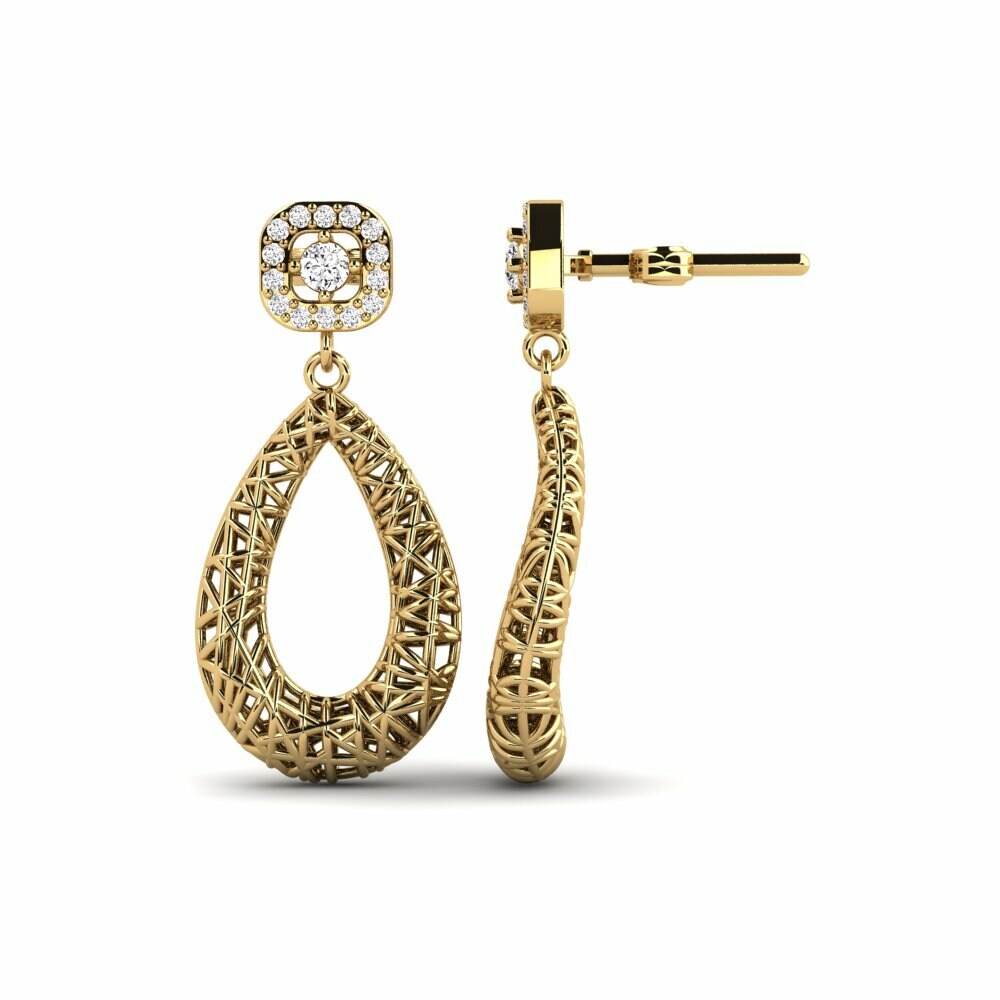 Moissanite Boucle d'oreille femme Nancey