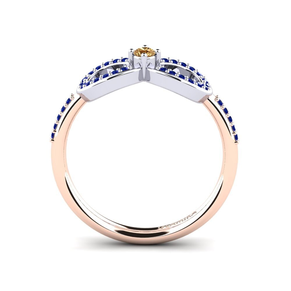 14k Rose & White Gold Ring Naolin