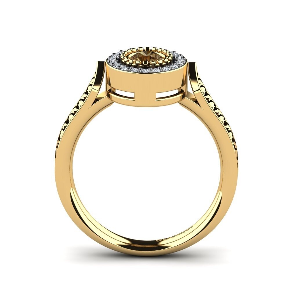 Brown Diamond Engagement Ring Naoma