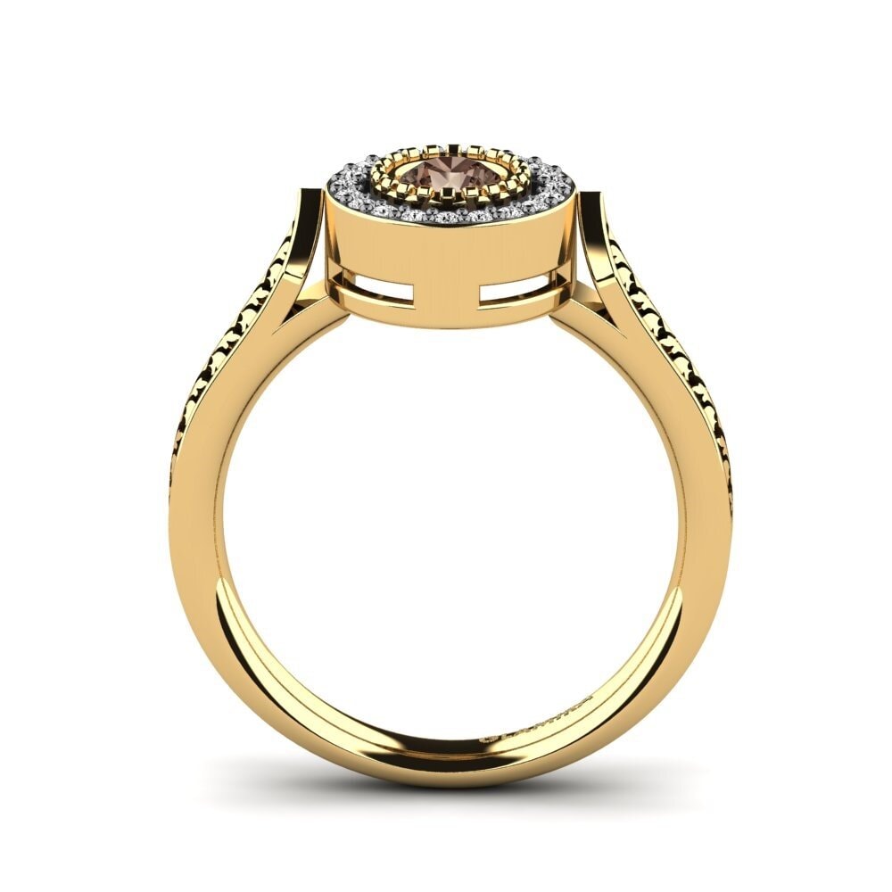 Smoky Quartz Engagement Ring Naoma