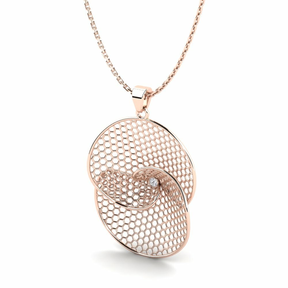 14K Rood Goud Dames Hanger Naomine