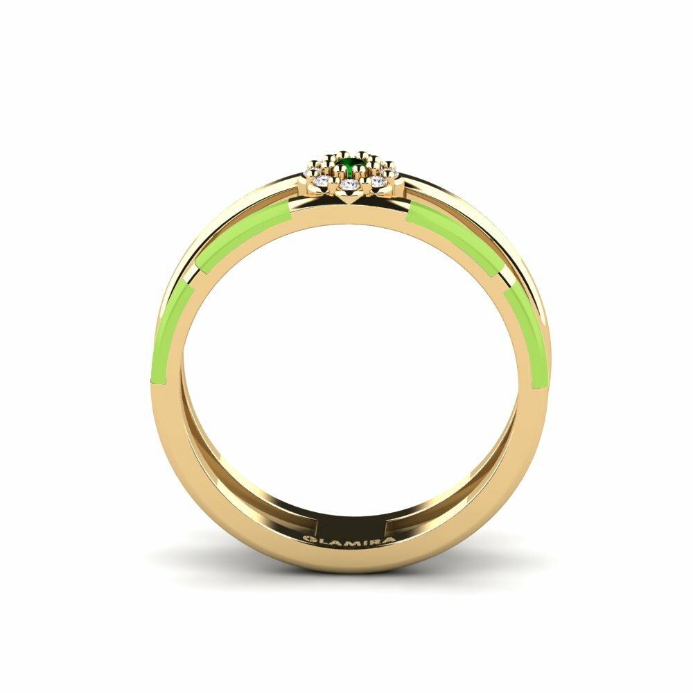 Zircone Vert Bague Naragsak