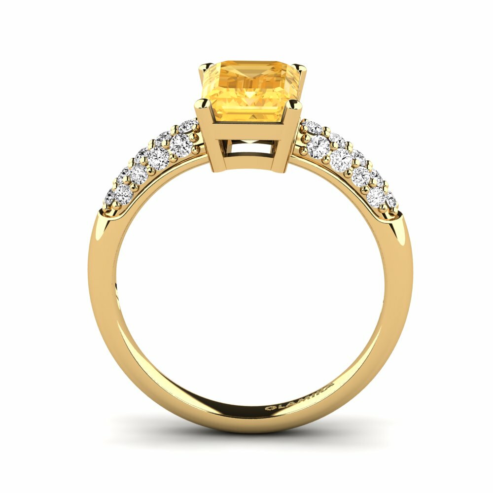 Citrine Engagement Ring Navarra