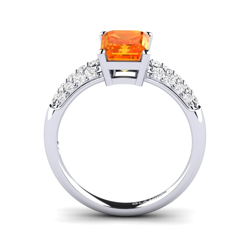 9k Oro Blanco Anillo de compromiso Navarra