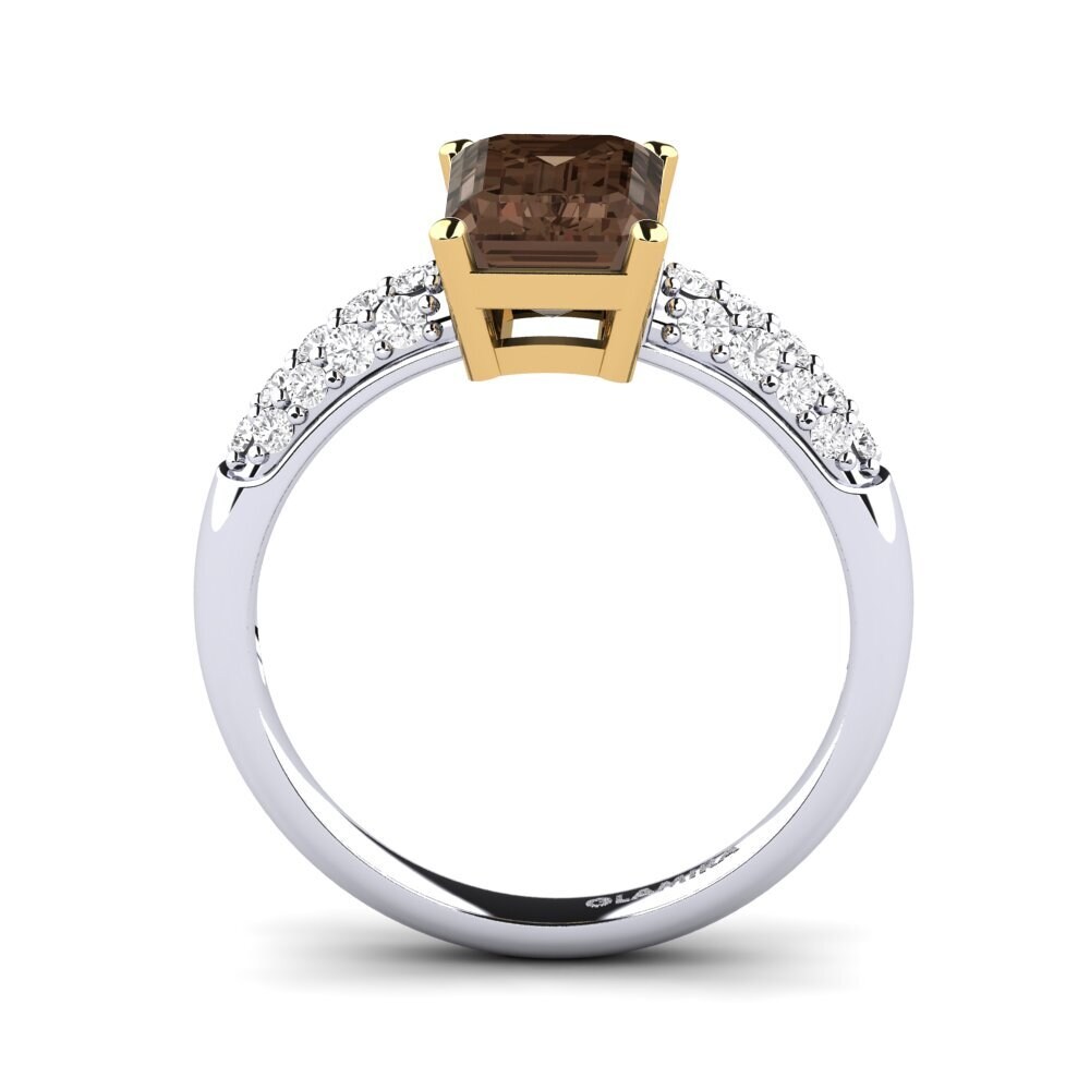 18k Oro Blanco / Amarillo Anillo de compromiso Navarra