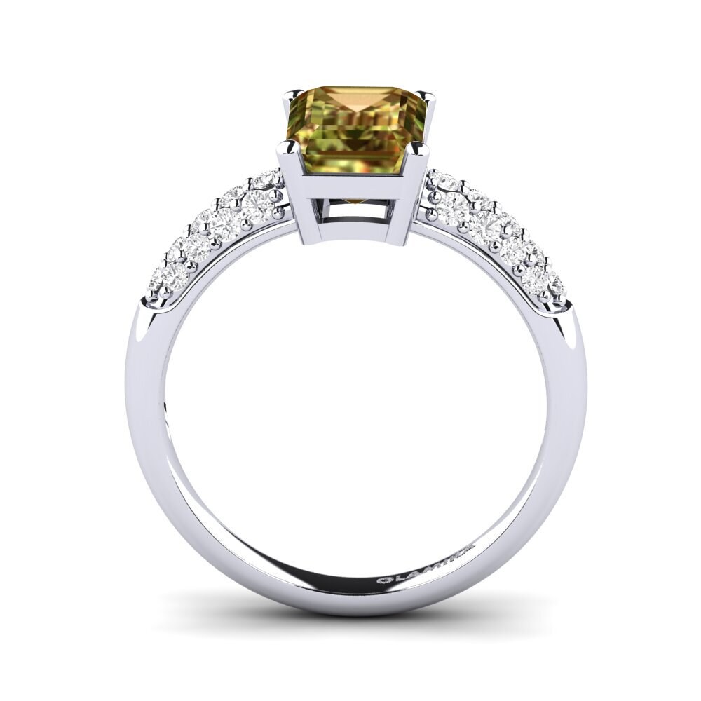 950 Palladium Engagement Ring Navarra