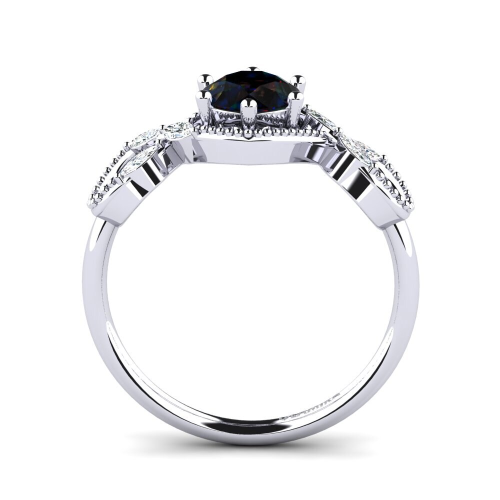 Black Opal Women's Ring Nelen