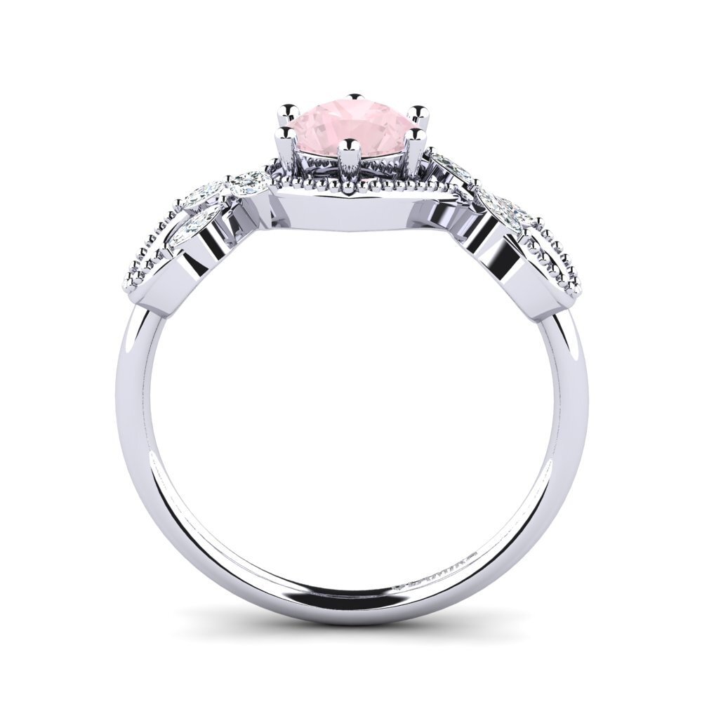 Rose Quartz Women's Ring Nelen