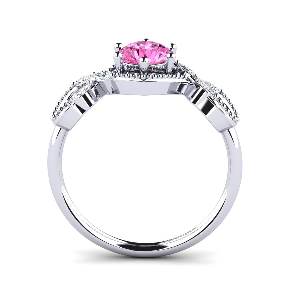 Pink Topaz Women's Ring Nelen