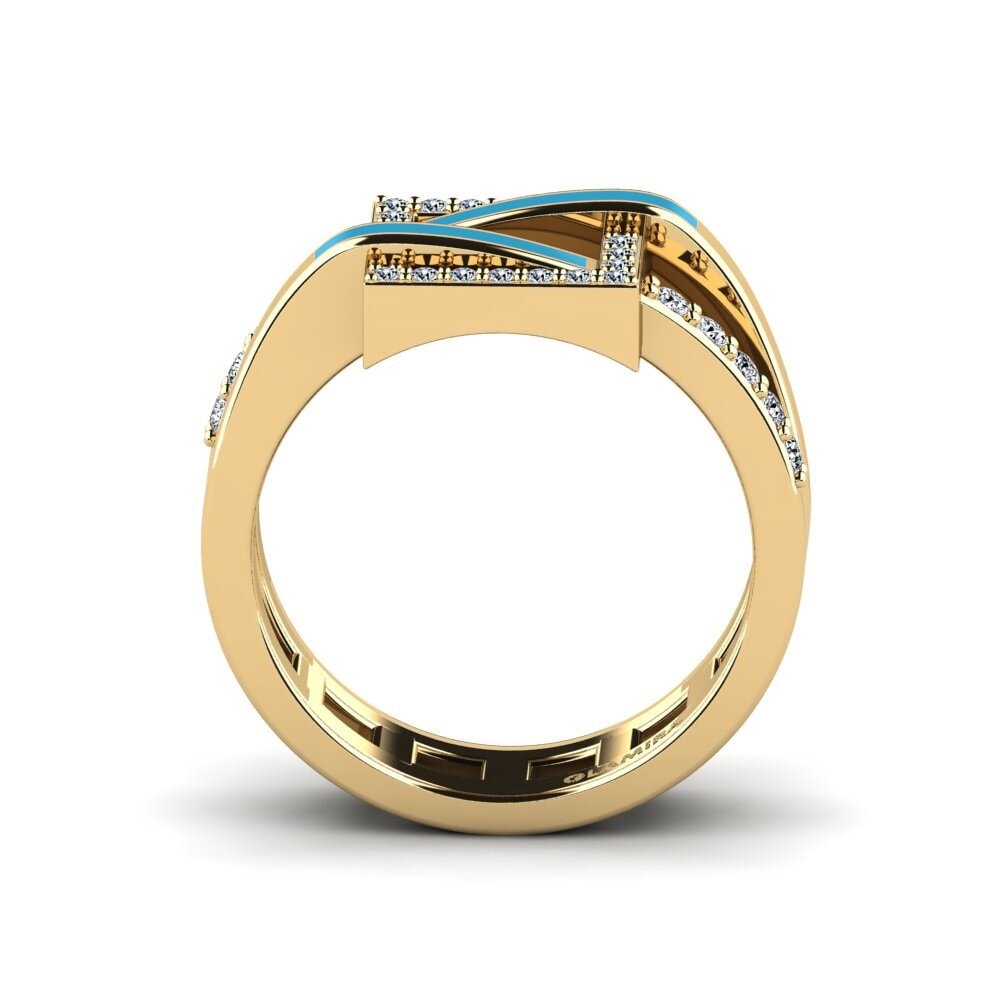 Or Jaune 9k Bague Nelifin