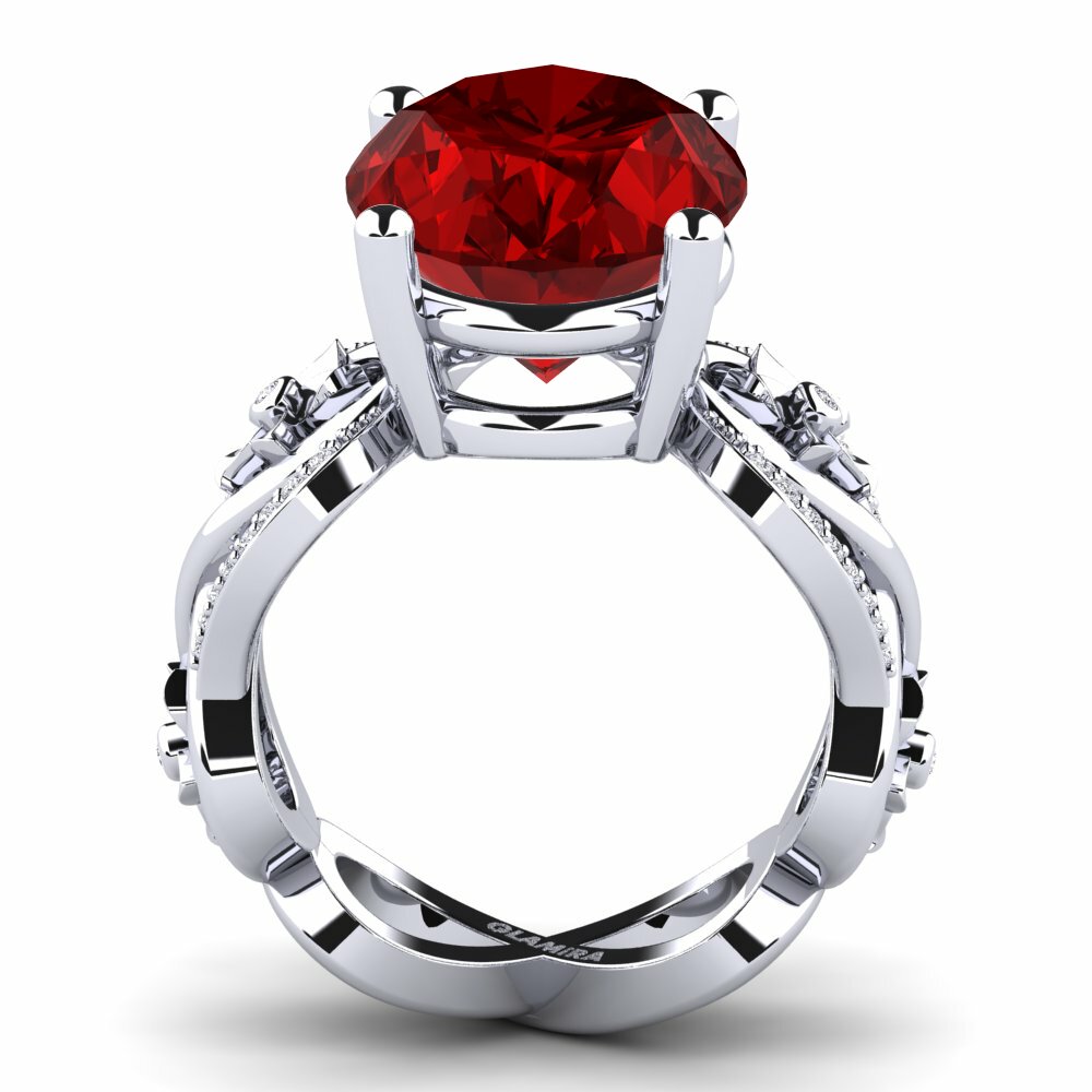 Rubis (créé en laboratoire) Bague Nella
