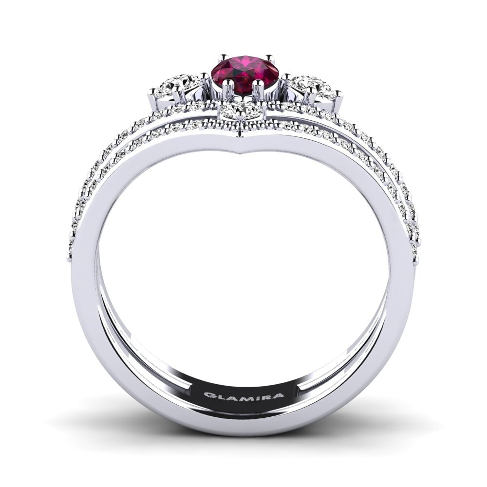 Rhodolite Garnet Women's Ring Nene