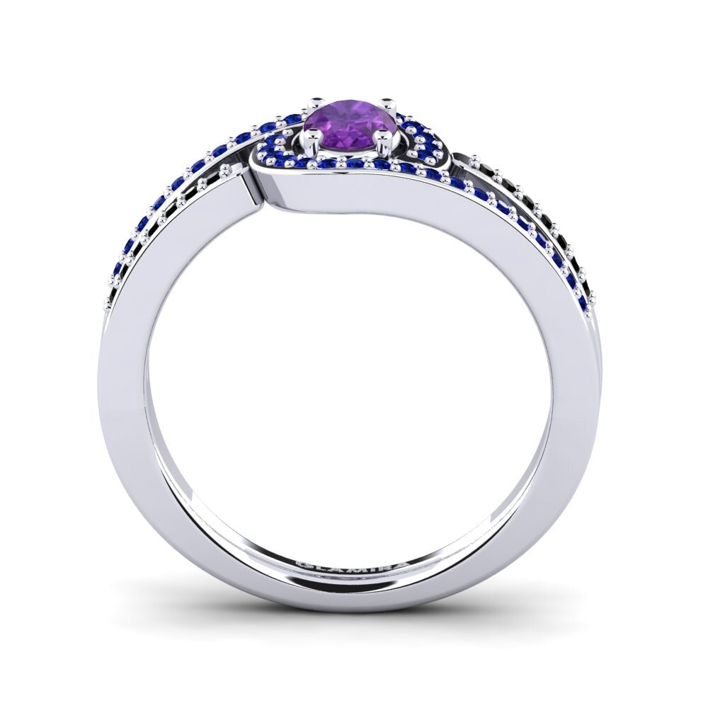 Amethyst Engagement Ring Nerice