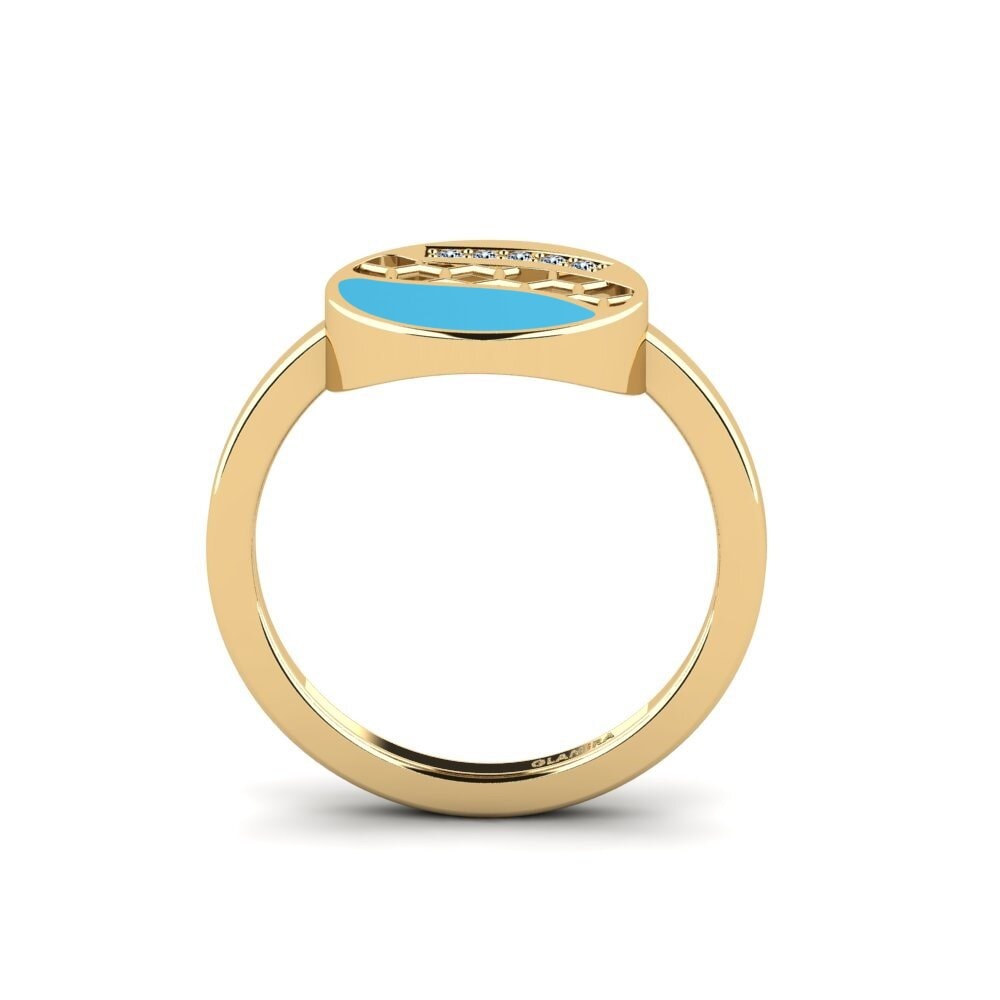 Or Jaune 9k Bague Nertando