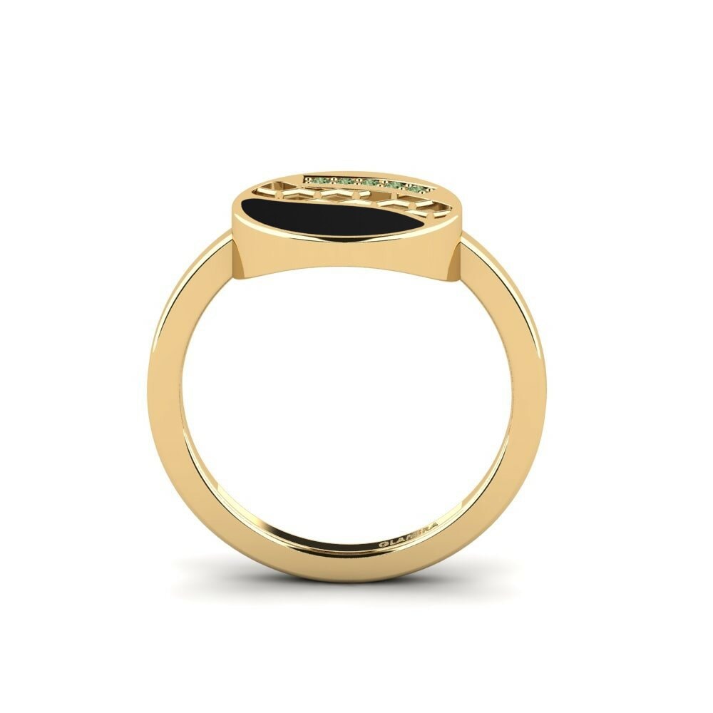 Diamante Verde Anillo Nertando