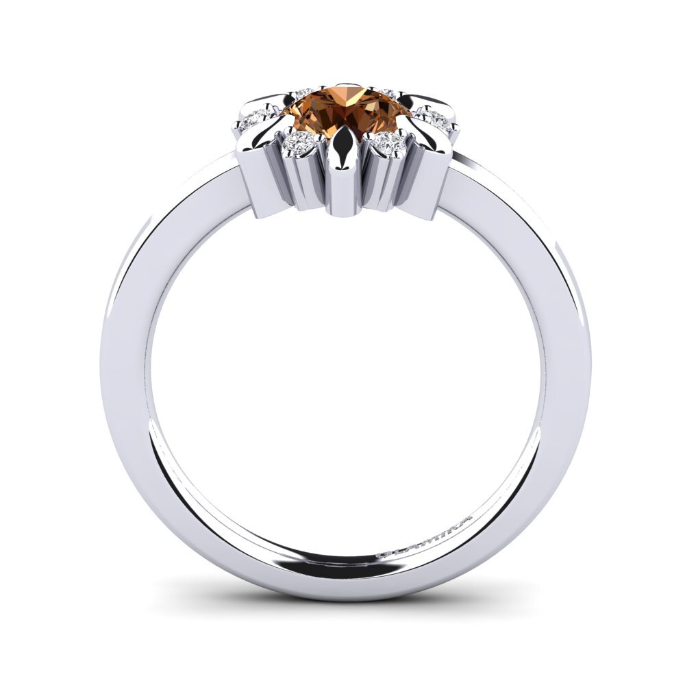 Brown Diamond Engagement Ring Neta
