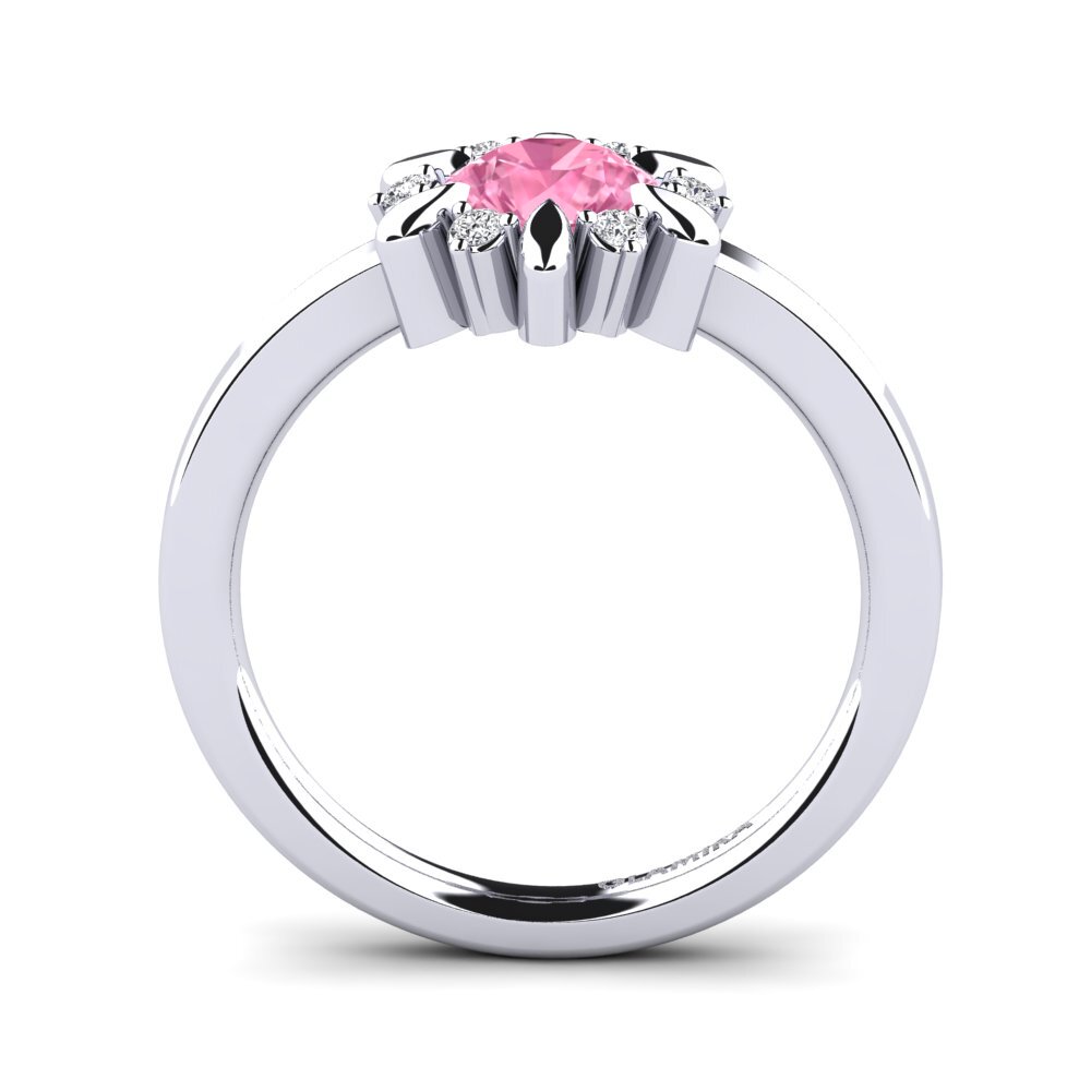 Pink Sapphire Engagement Ring Neta