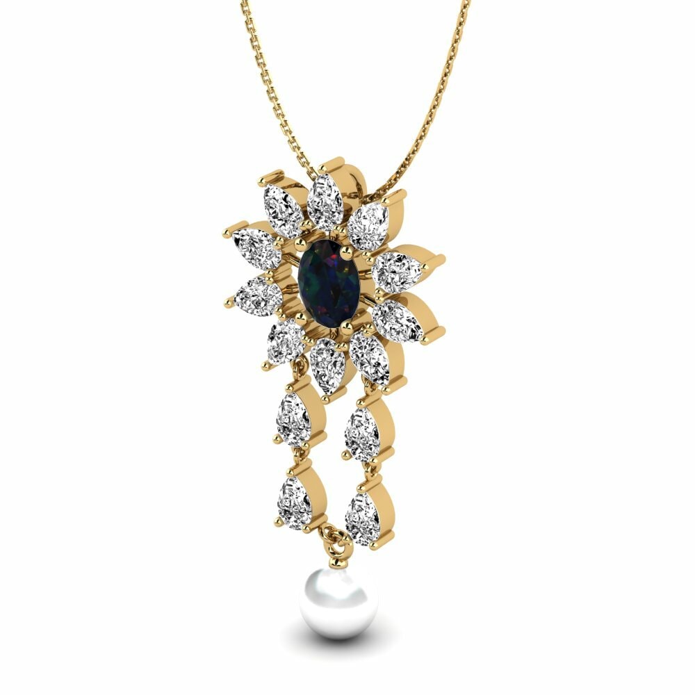 Black Opal Women's Pendant Netassa