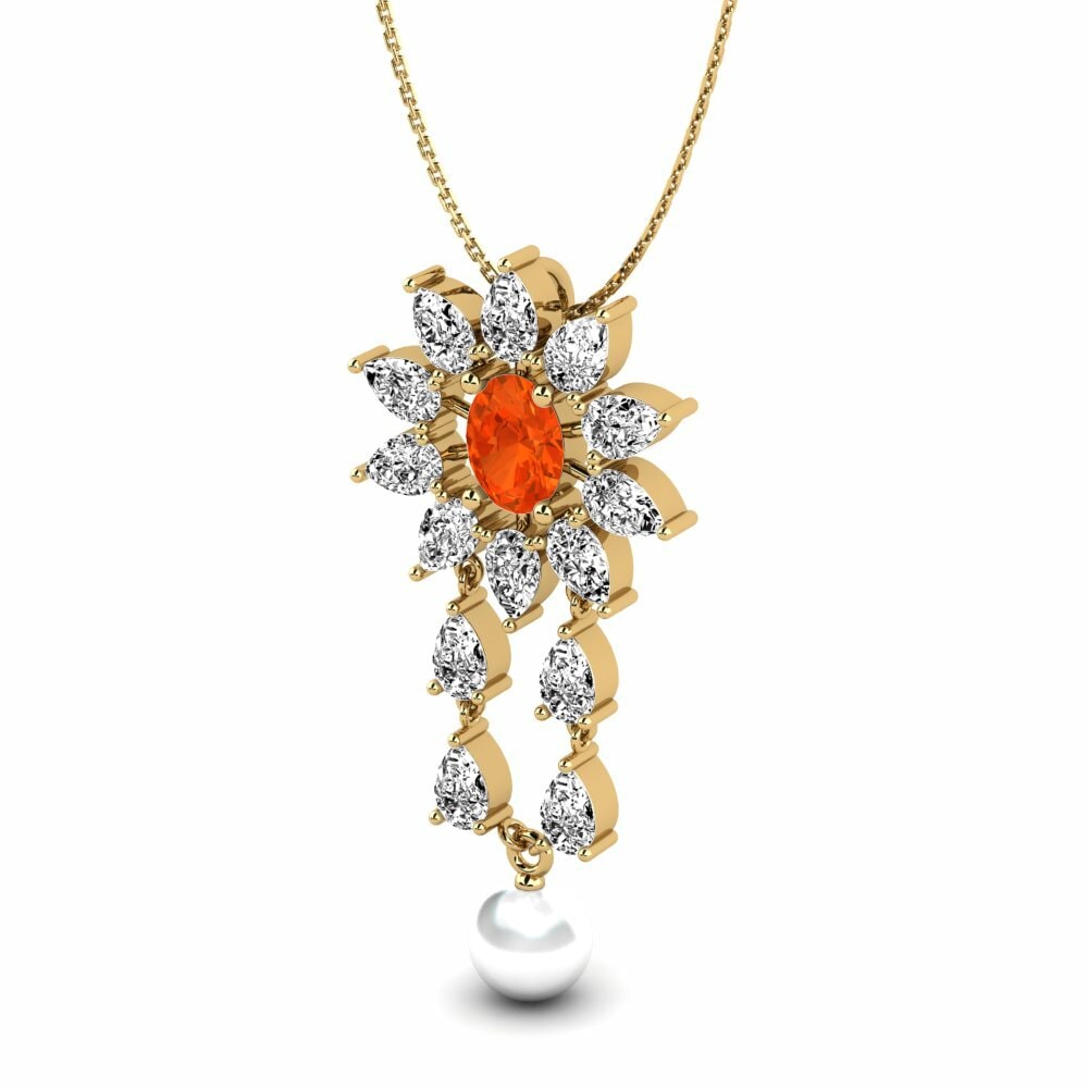 Opale de Feu Pendentif pour femme Netassa