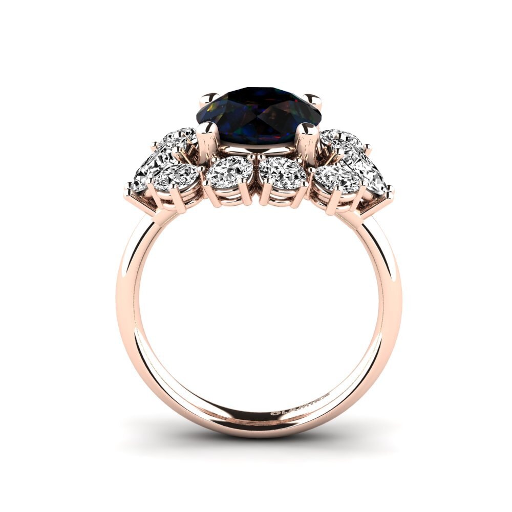Opalo Negro Anillo de compromiso Neuquen