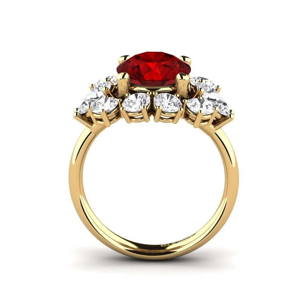 14k Oro Amarillo Anillo de compromiso Neuquen