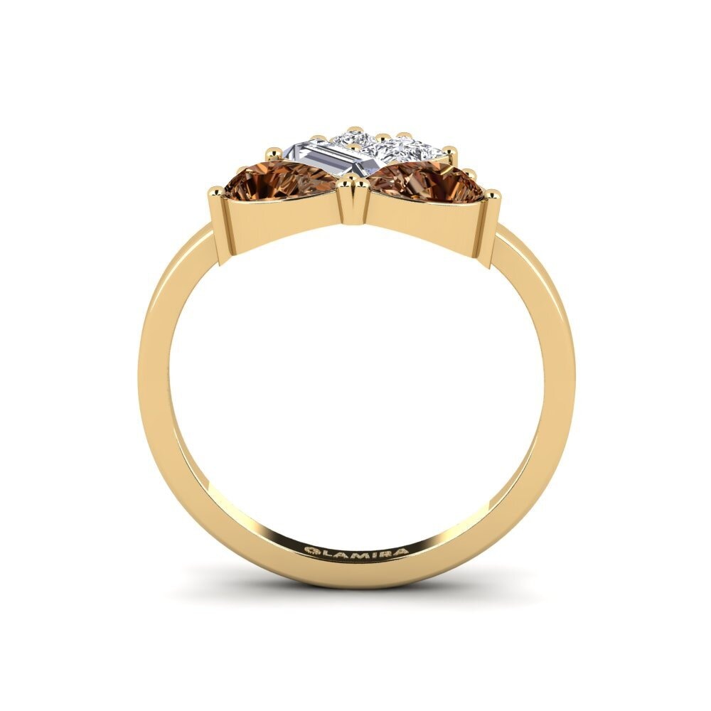 Diamante café Anillo Nevertheless