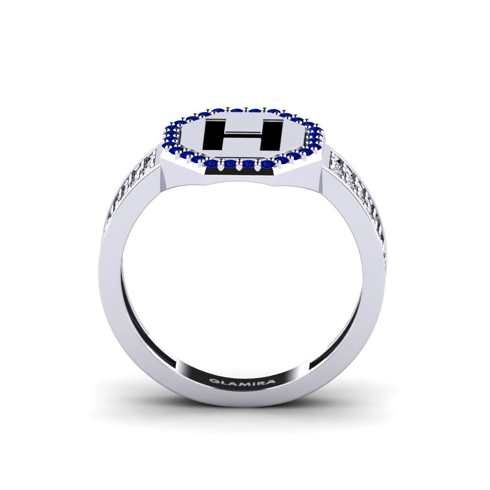 Palladium 950 Saphir Ring Nguru