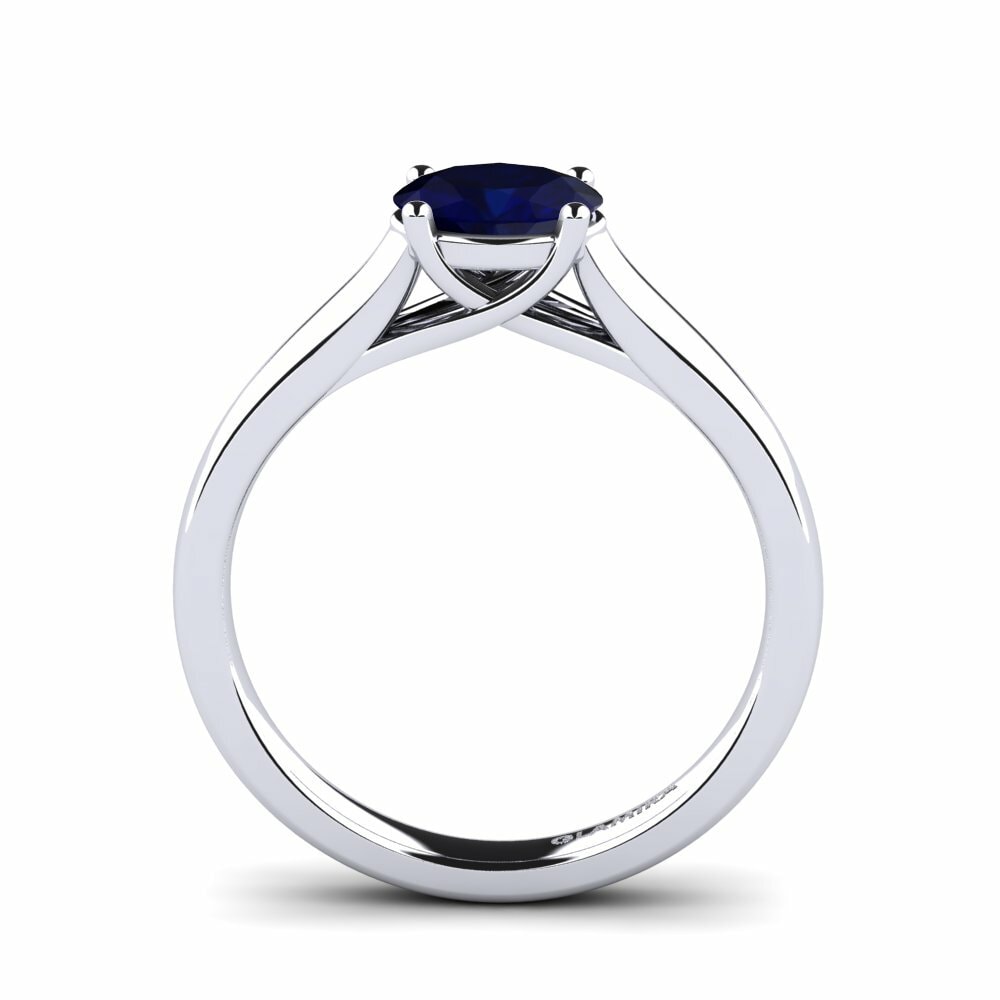 Zafiro Anillo de compromiso Nia