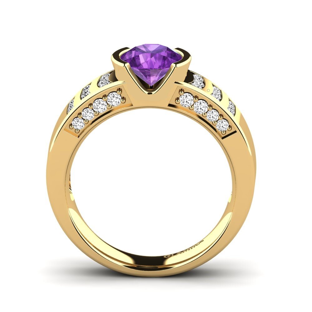 Amatista Anillo de compromiso Nichol