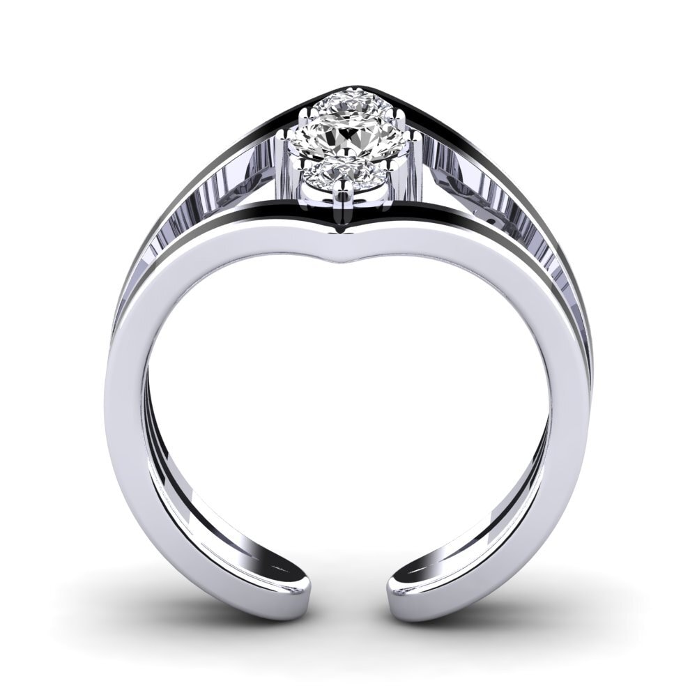 Moissanit Ring Nidanen
