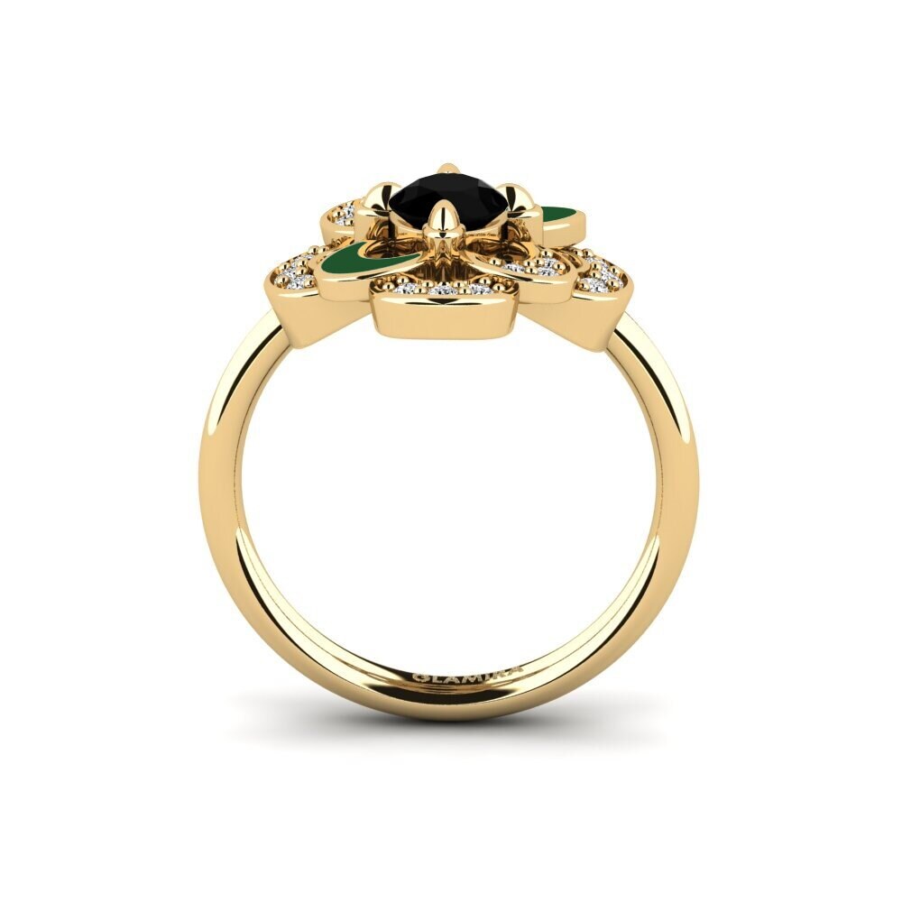 Schwarzer Onyx Ring Nigear