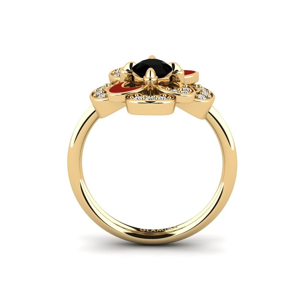 Schwarzer Onyx Ring Nigear